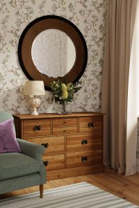 Laura Ashley Garrat Honey 4+4 Drawer Chest | Shackletons