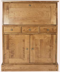 Laura Ashley Garrat Honey 2 Door 3 Drawer Bureau | Shackletons