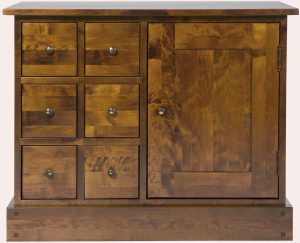 Laura Ashley Garrat Chestnut 1 Door 6 Drawer Sideboard | Shackletons