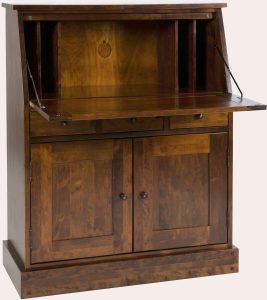 Laura Ashley Garrat Chestnut 2 Door 3 Drawer Bureau | Shackletons