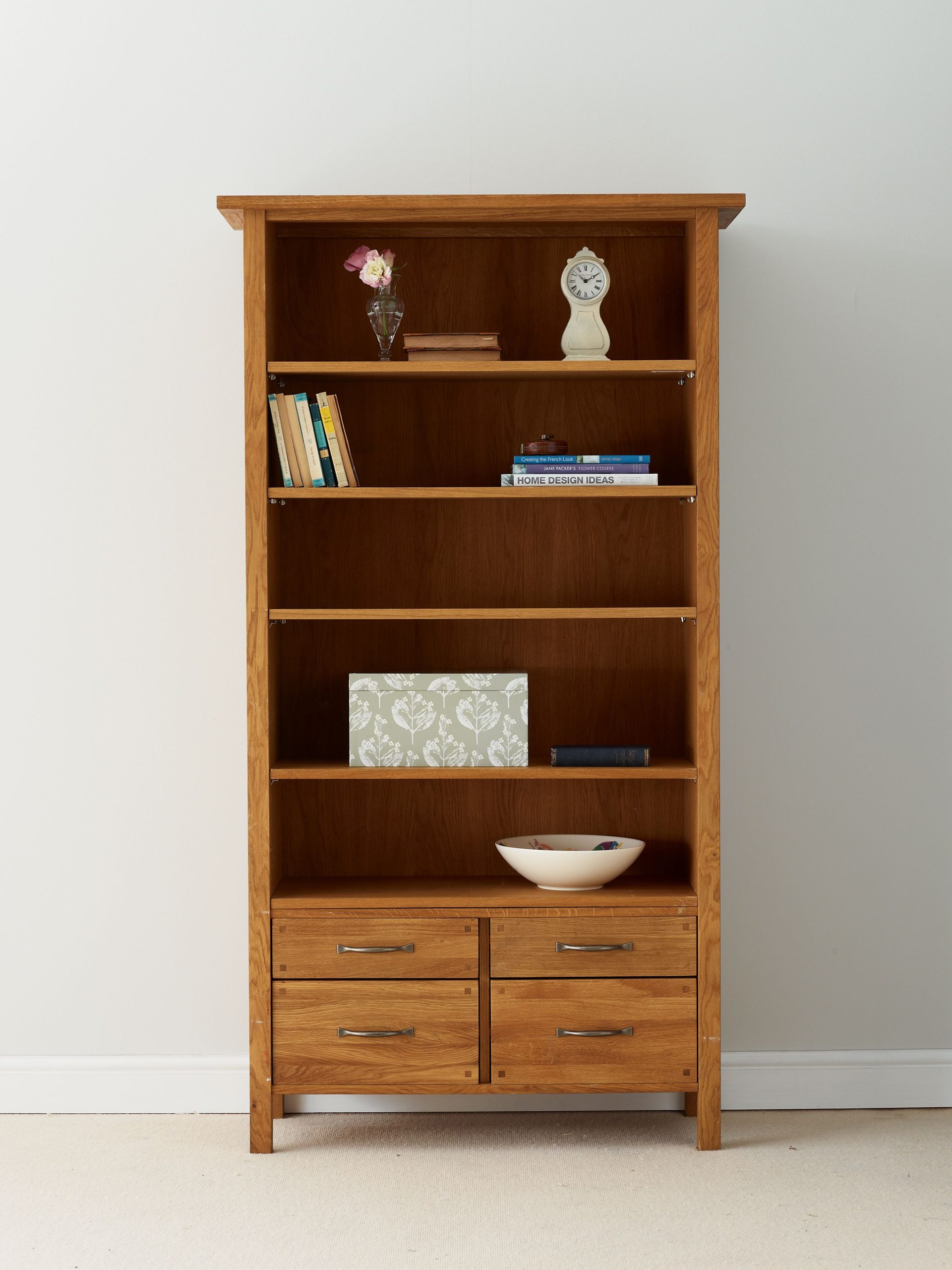 Laura Ashley Milton 4 Drawer Single Bookcase