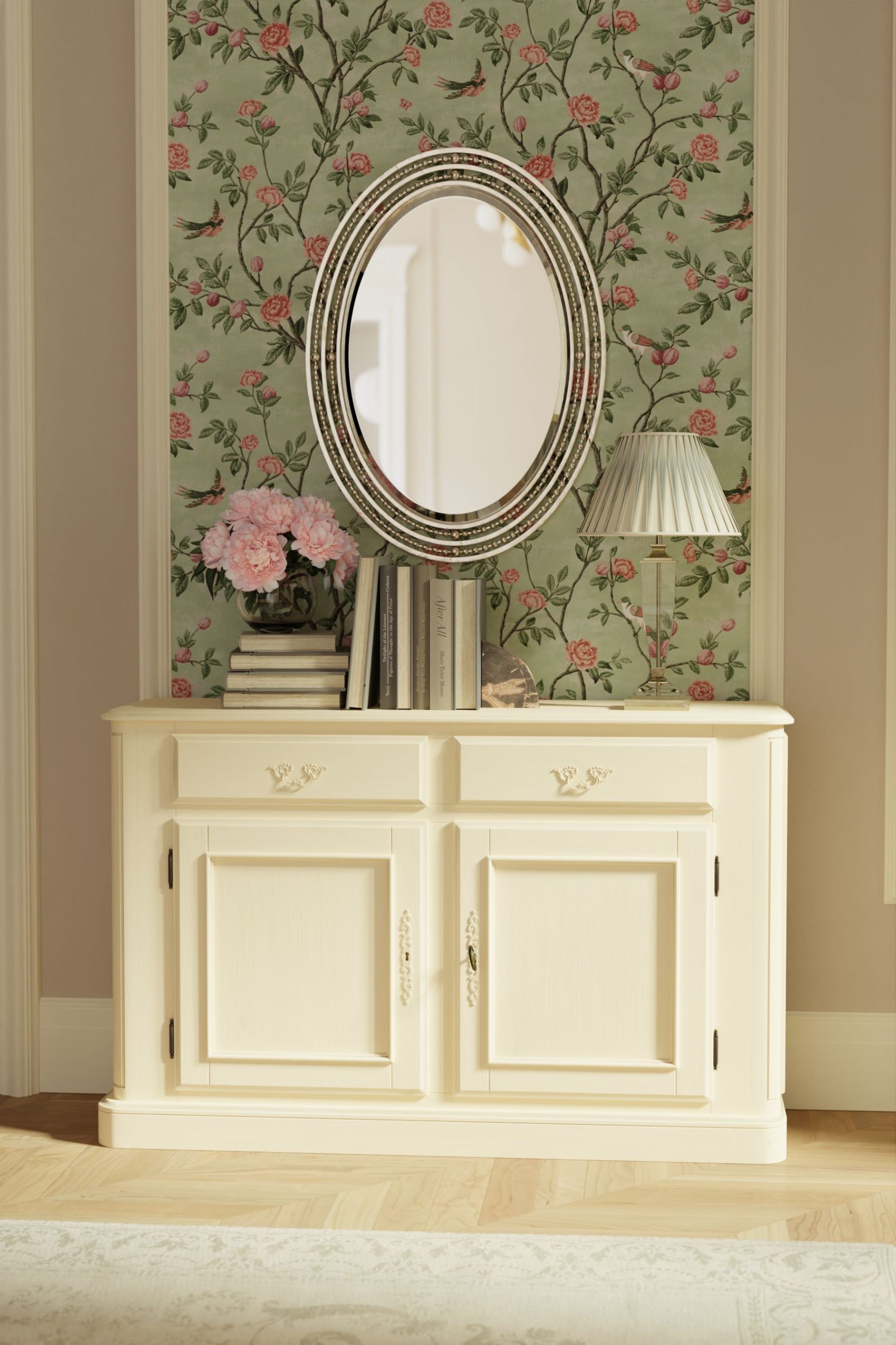 Laura Ashley Provencale Ivory 2 Door 2 Drawer Sideboard