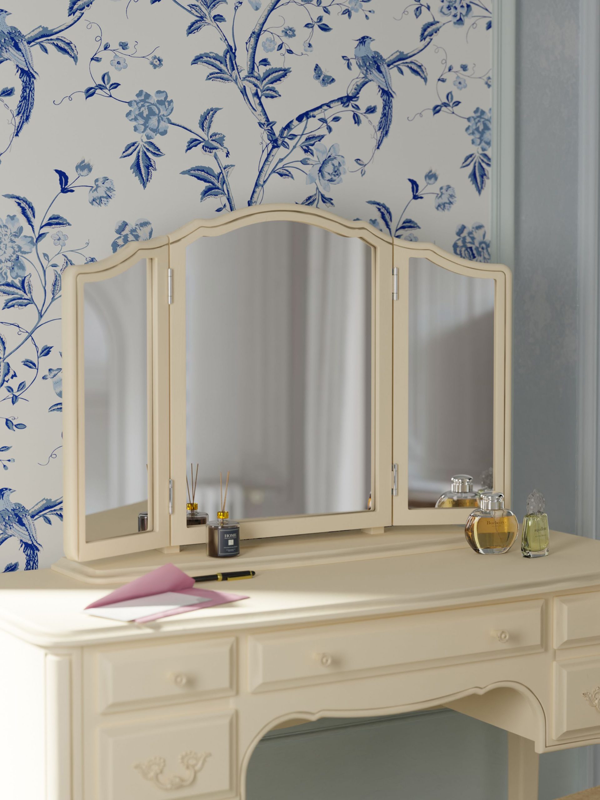 Laura Ashley Provencale Ivory Dressing Table Mirror