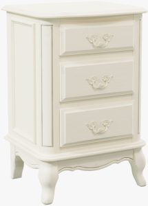 Laura Ashley Provencale Ivory 3 Drawer Bedside Chest | Shackletons