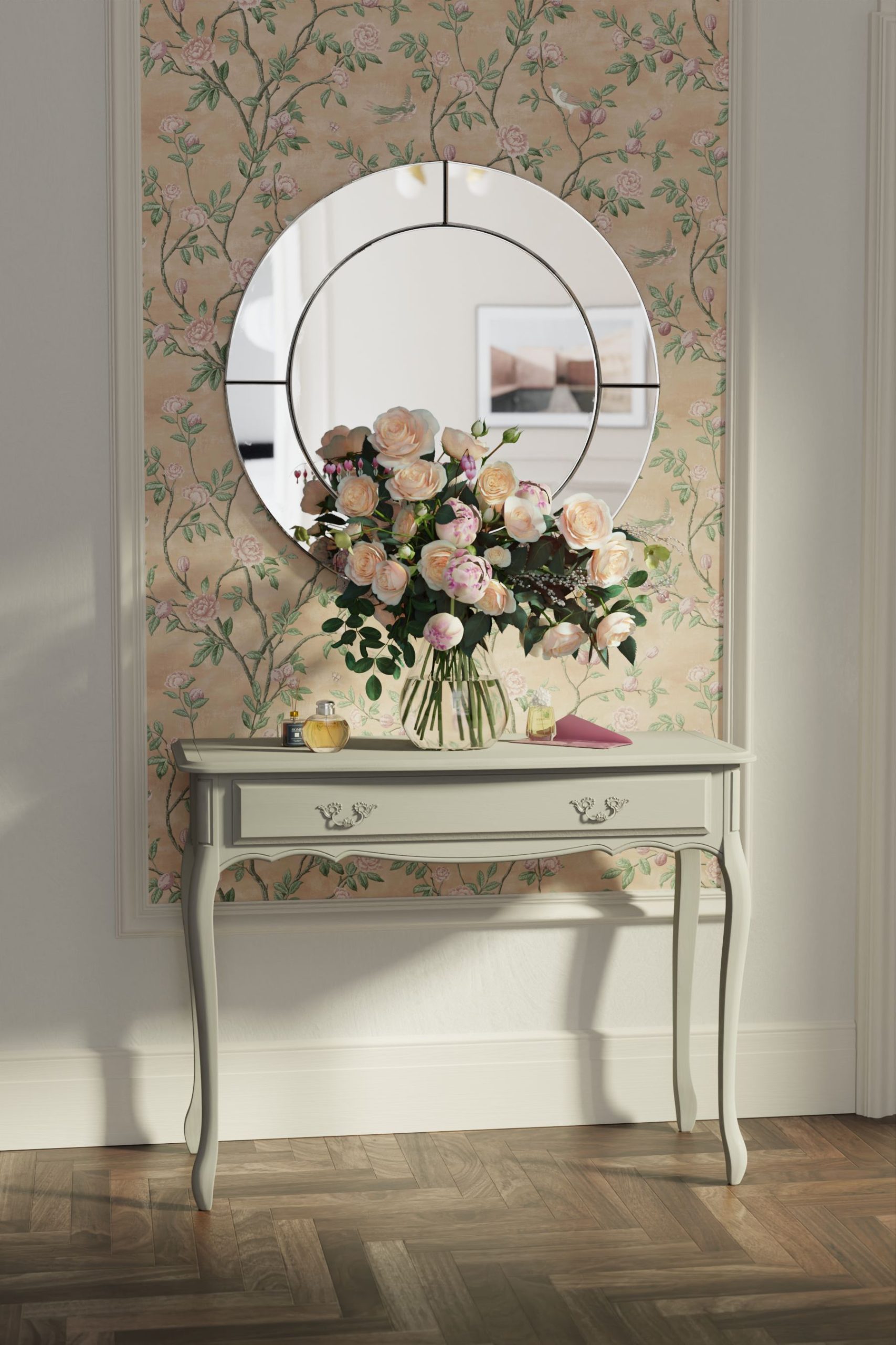 Laura Ashley Provencale Dove Grey Console Table