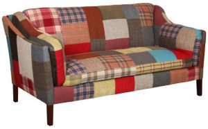 Malone 2 Seat Sofa in Patchwork Fabric | Shackletons