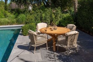 4 Seasons Outdoor Puccini 4 Seat Dining Set | Shackletons