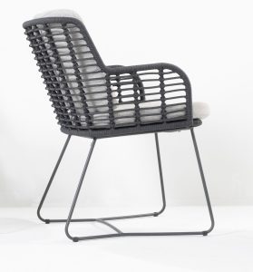 4 Seasons Outdoor Fabrice 4 Seat Round HPL Dining Set | Shackletons