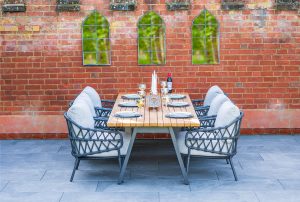 4 Seasons Outdoor Calpi 6 Seat Low Dining Set | Shackletons