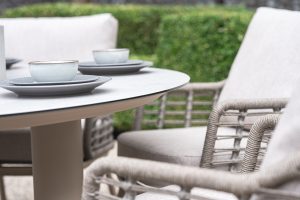 4 Seasons Outdoor Puglia 6 Seat Round Dining Set | Shackletons