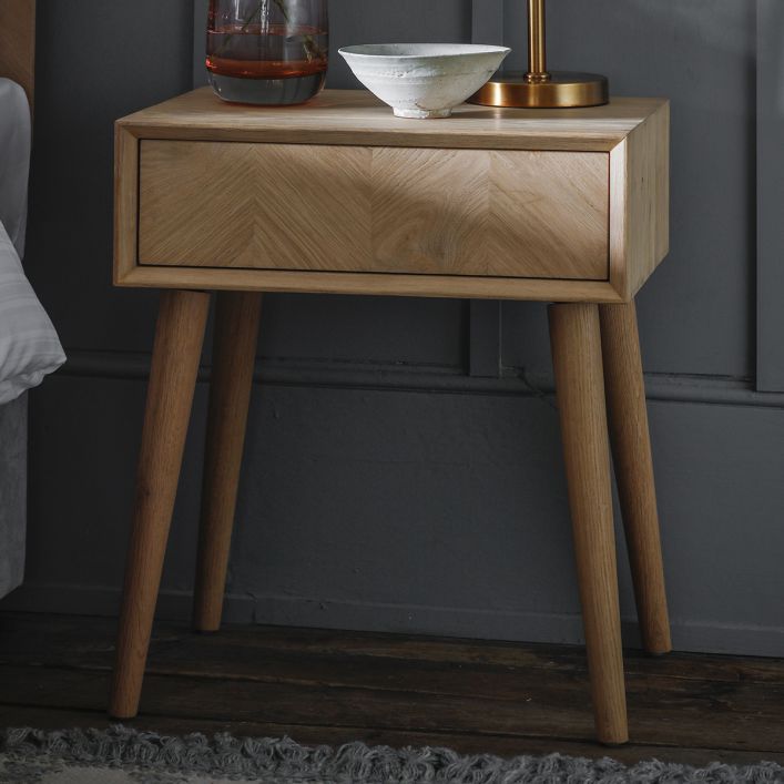 Gallery Direct Milano 1 Drawer Side Table