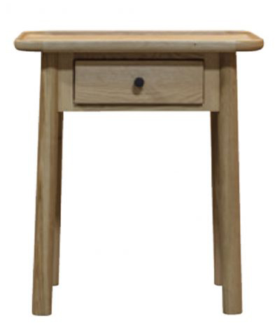 Gallery Direct Kingham 1 Drawer Side Table | Shackletons