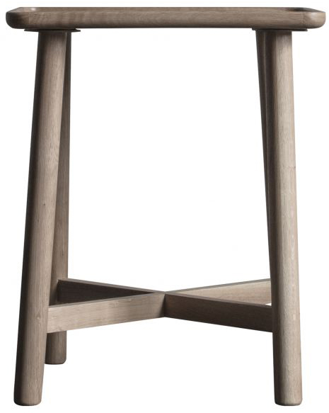 Gallery Direct Kingham Side Table Grey | Shackletons