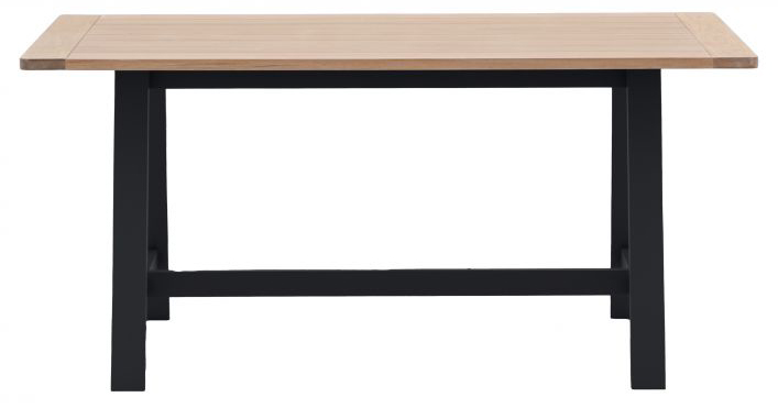Gallery Direct Eton Trestle Table Meteor | Shackletons