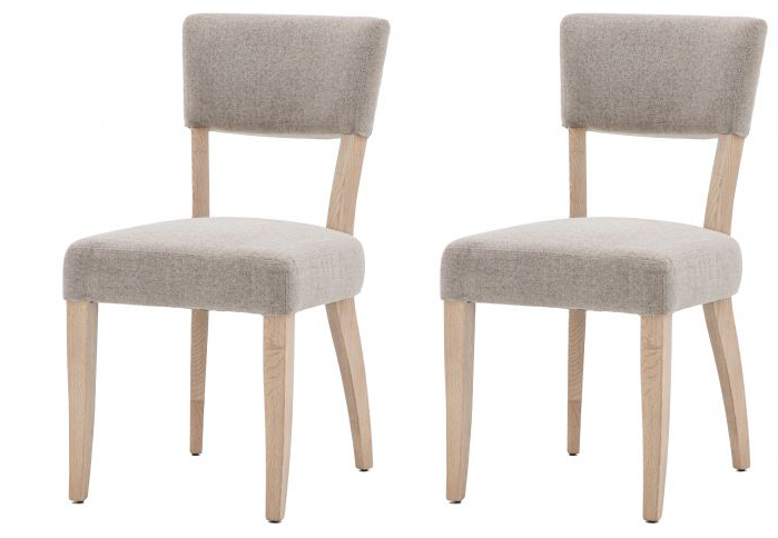 Gallery Direct Eton Upholstered Dining Chair Set of 2 | Shackletons