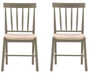 Gallery Direct Eton Dining Chair Prairie Set of 2 | Shackletons