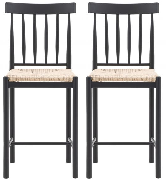 Gallery Direct Eton Bar Stool Meteor (Set of 2)
