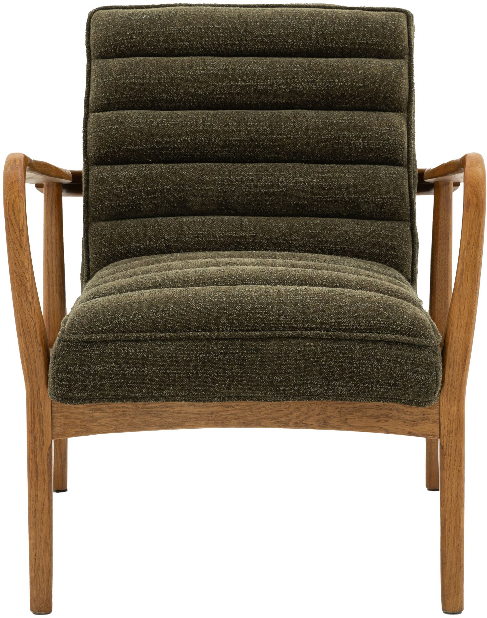 Gallery Direct Datsun Armchair Green Boucle