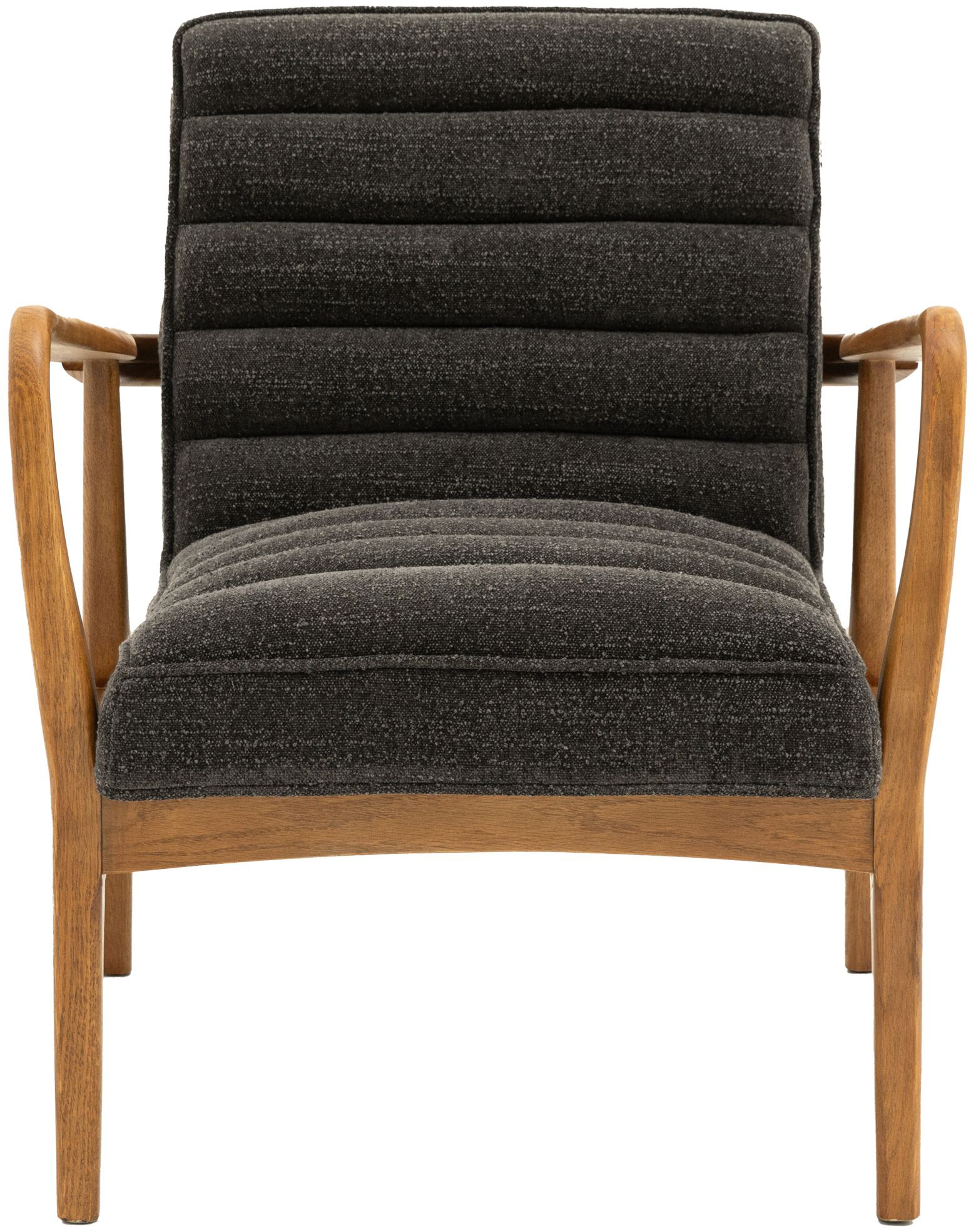 Gallery Direct Datsun Armchair Charcoal Boucle
