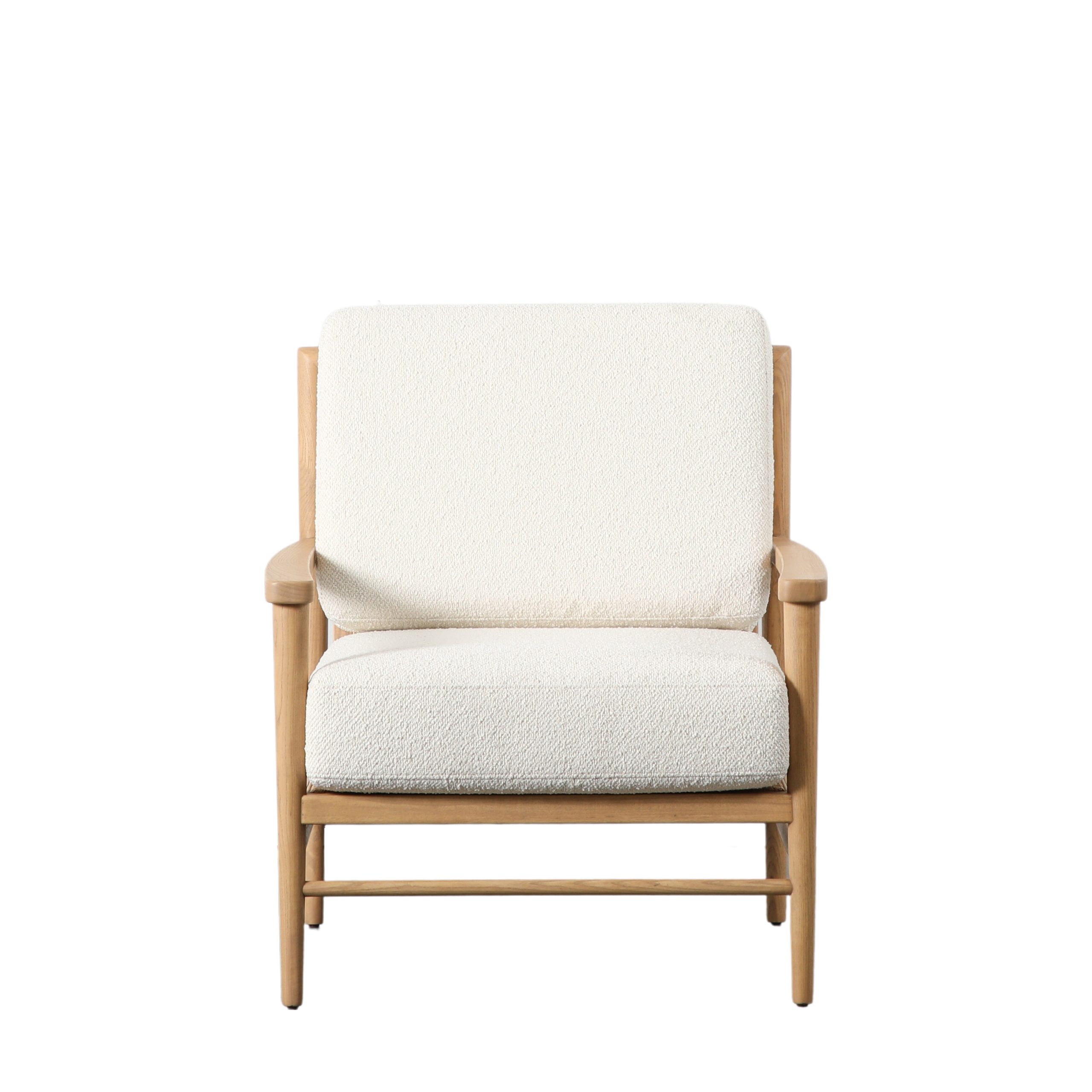Gallery Direct Odesa Armchair Cream | Shackletons