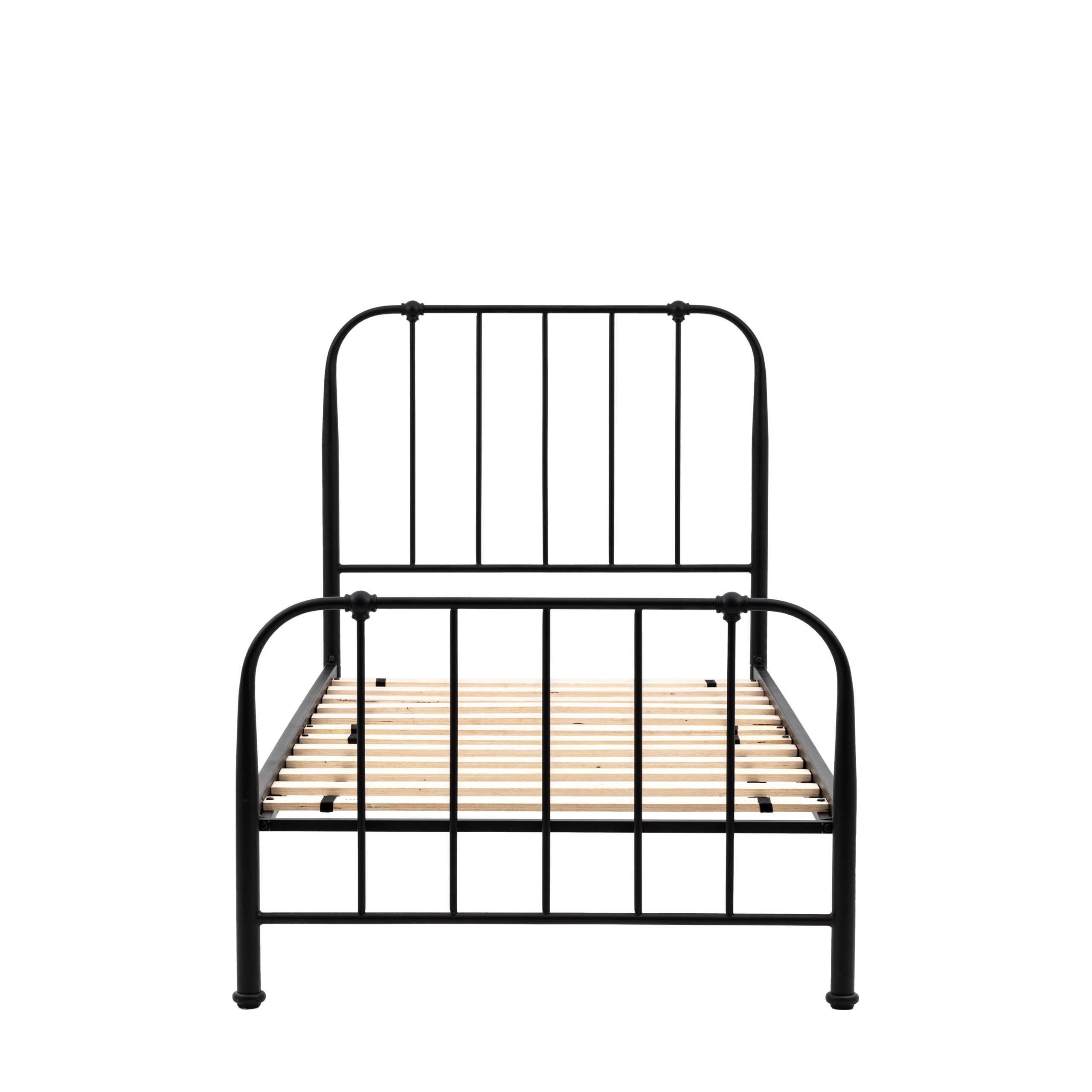 Gallery Direct Loughton 3 Bedstead Black | Shackletons