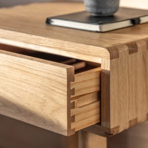Gallery Direct Craft 1 Drawer Bedside Natural | Shackletons