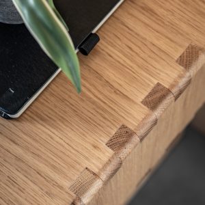 Gallery Direct Craft 1 Drawer Bedside Natural | Shackletons