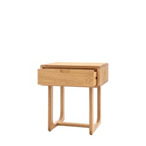 Gallery Direct Craft 1 Drawer Bedside Natural | Shackletons