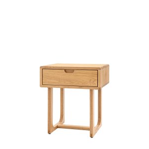 Gallery Direct Craft 1 Drawer Bedside Natural | Shackletons