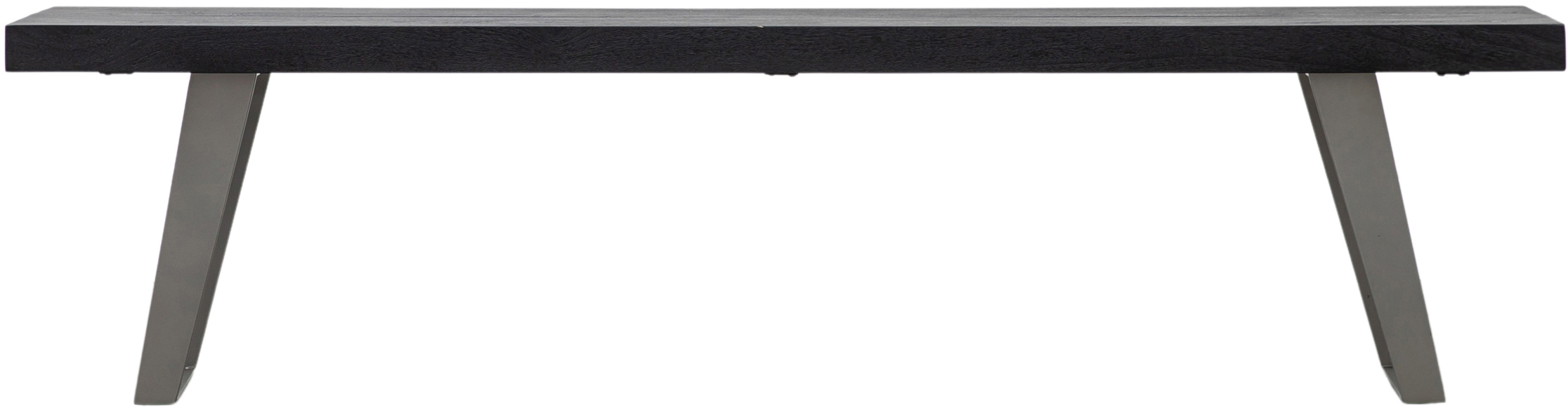Gallery Direct Newington Dining Bench Black | Shackletons