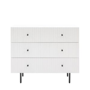 Gallery Direct Buckhurst 3 Drawer Chest White | Shackletons