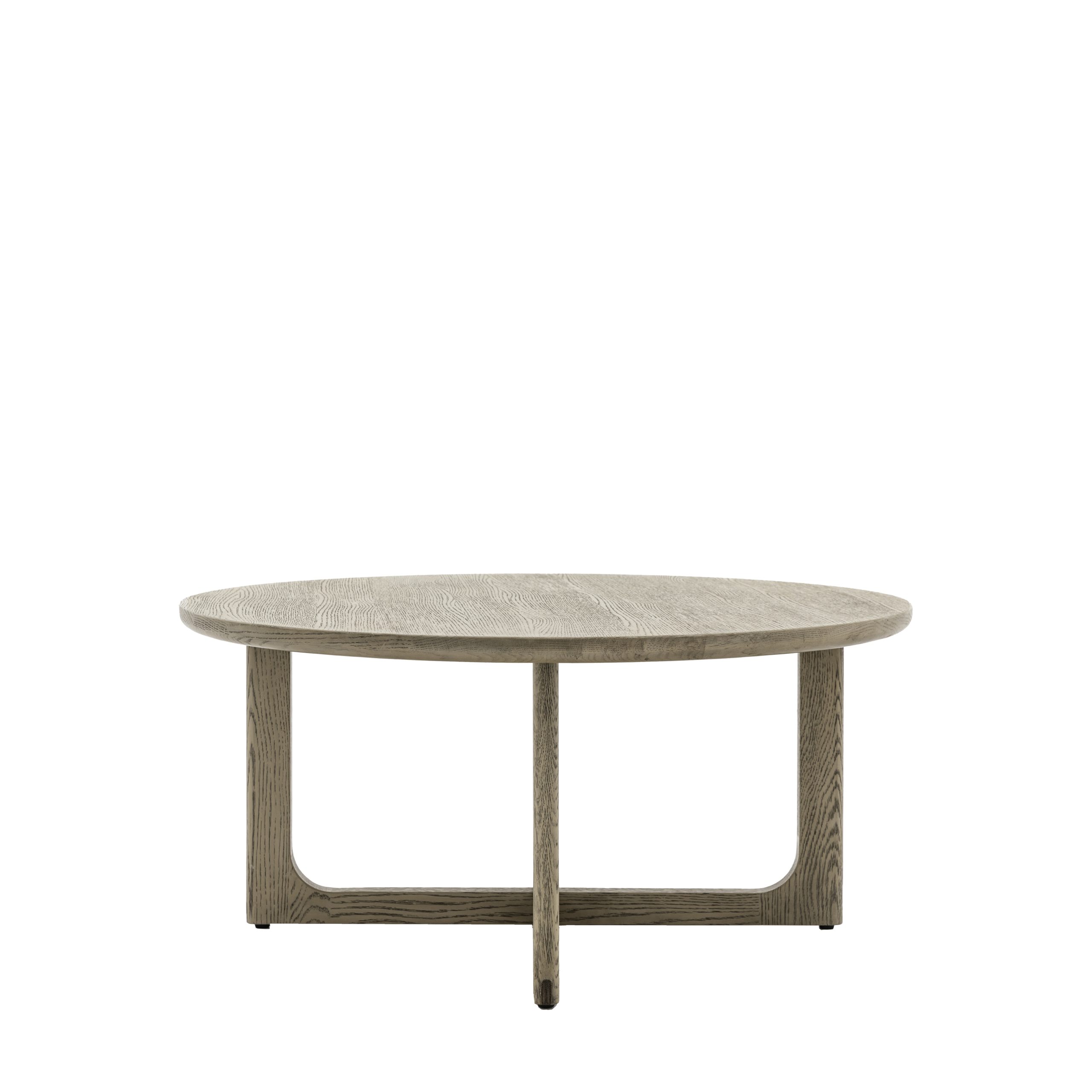 Gallery Direct Craft Round Coffee Table Smoked | Shackletons
