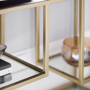 Gallery Direct Pippard Console Table Champagne | Shackletons
