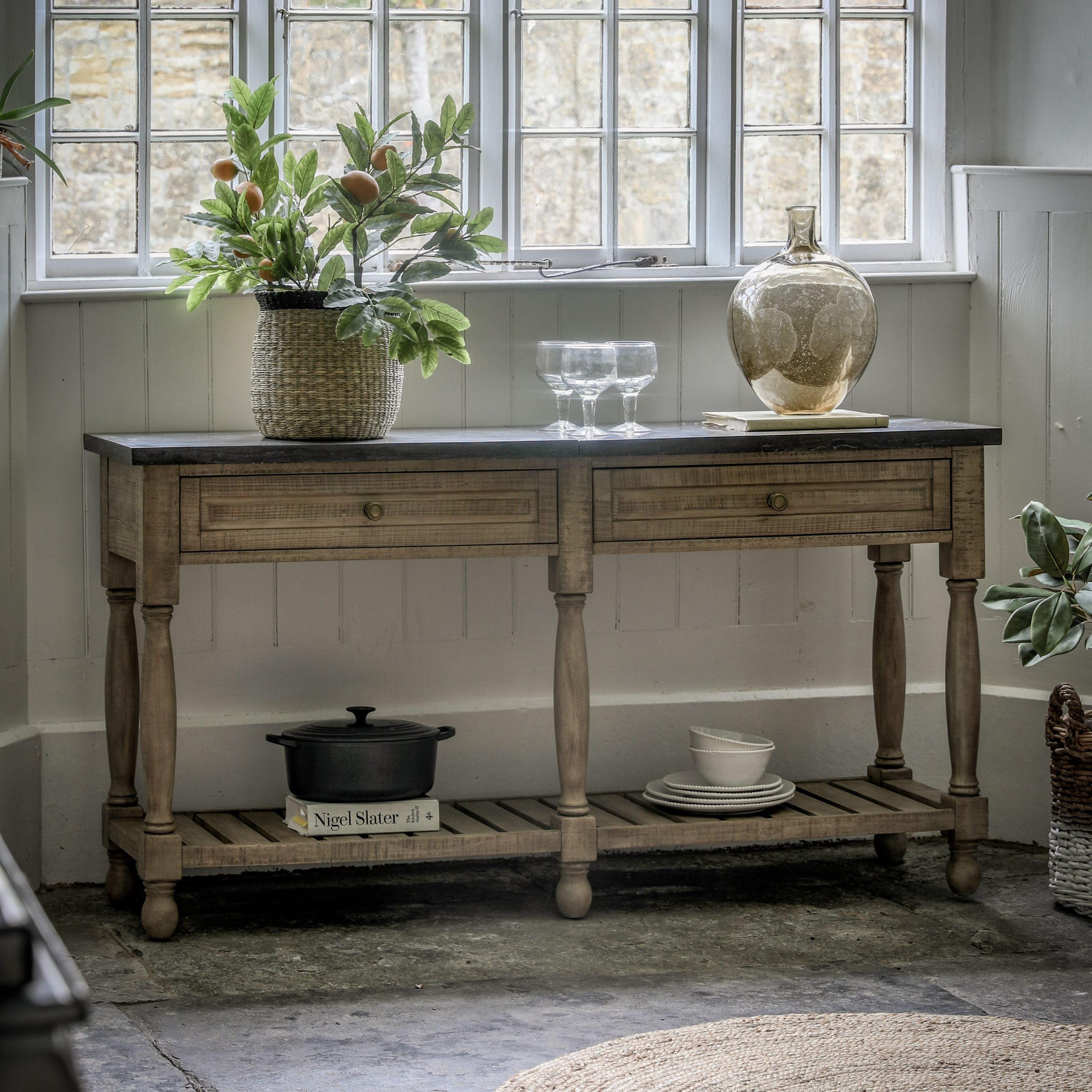 Gallery Direct Vancouver 2 Drawer Console
