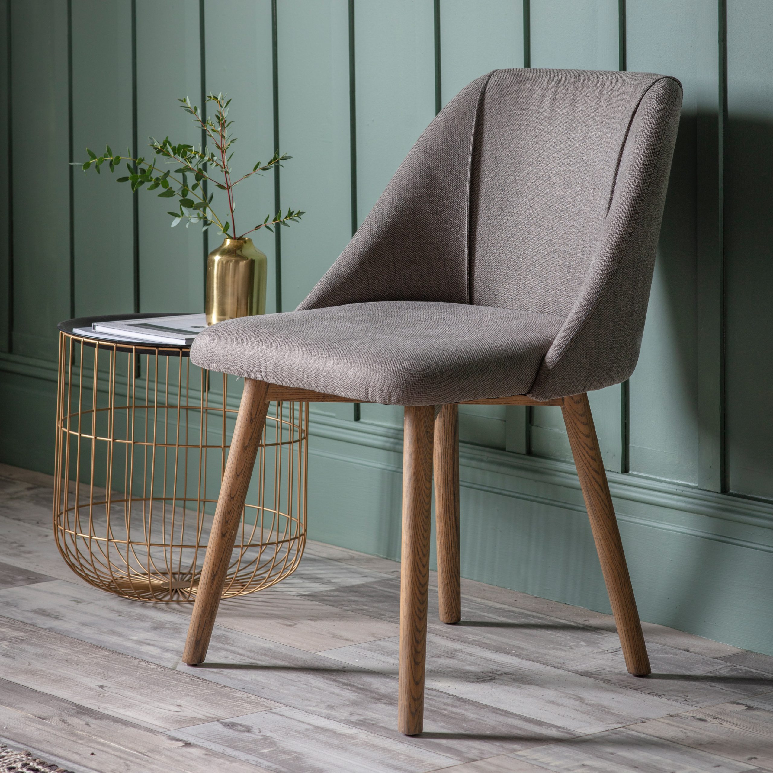 Gallery Direct Elliot Dining Chair Slate Grey (Set of 2)