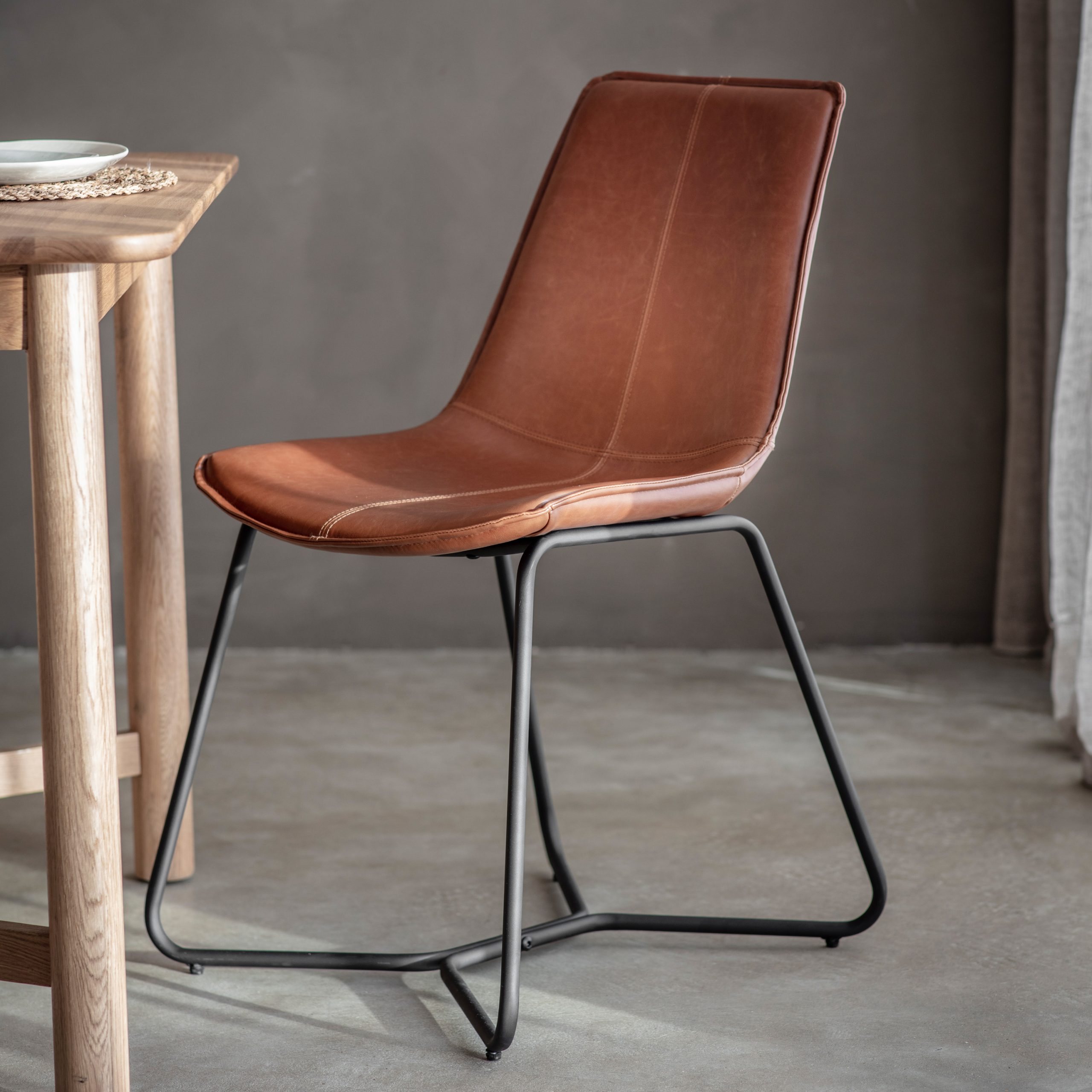 Gallery Direct Hawking Chair Brown (Set of 2)