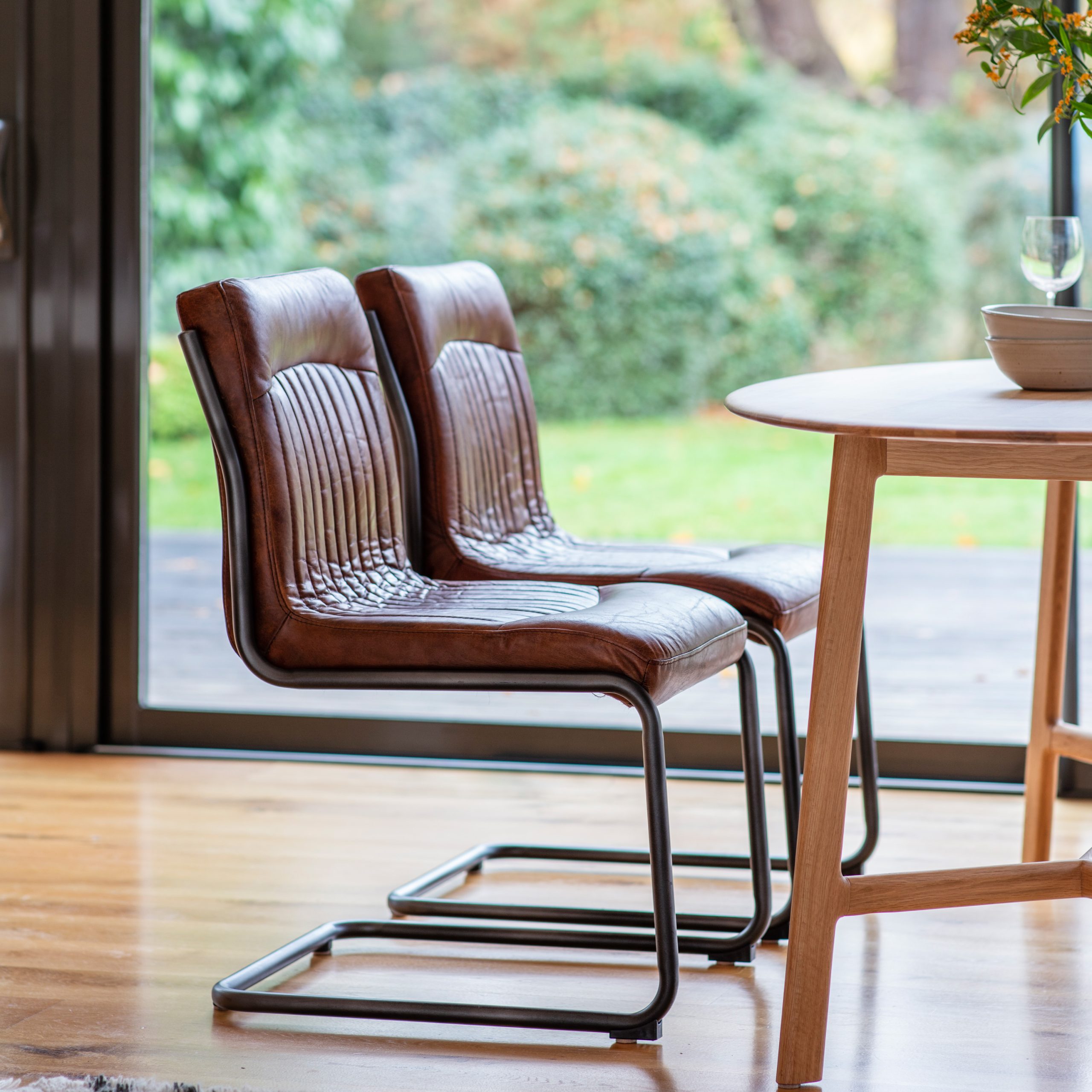 Gallery Direct Capri Leather Chair Brown