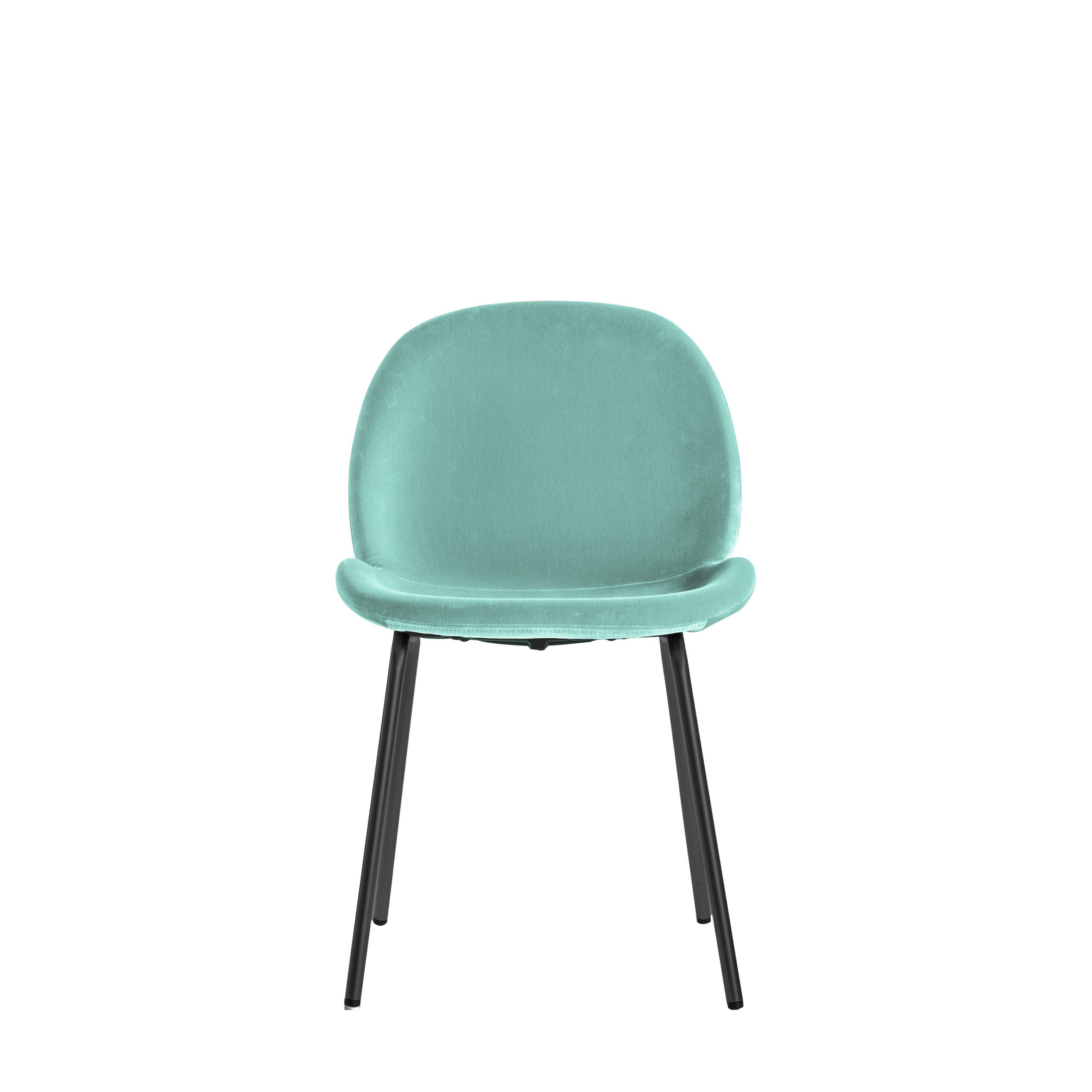 Gallery Direct Flanagan Chair Mint Velvet Set of 2 | Shackletons