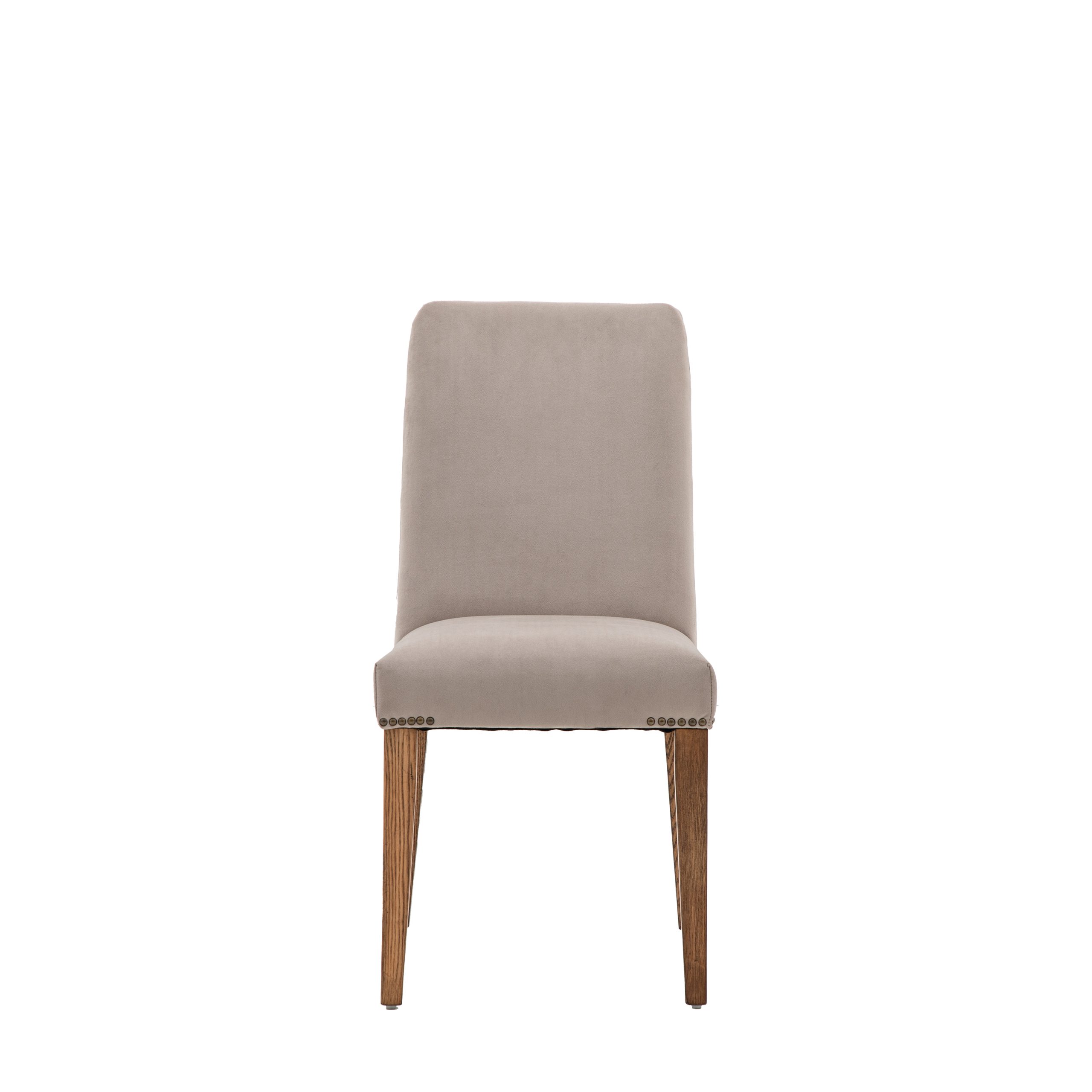 Gallery Direct Highgrove Chair Dove Velvet Set of 2 | Shackletons