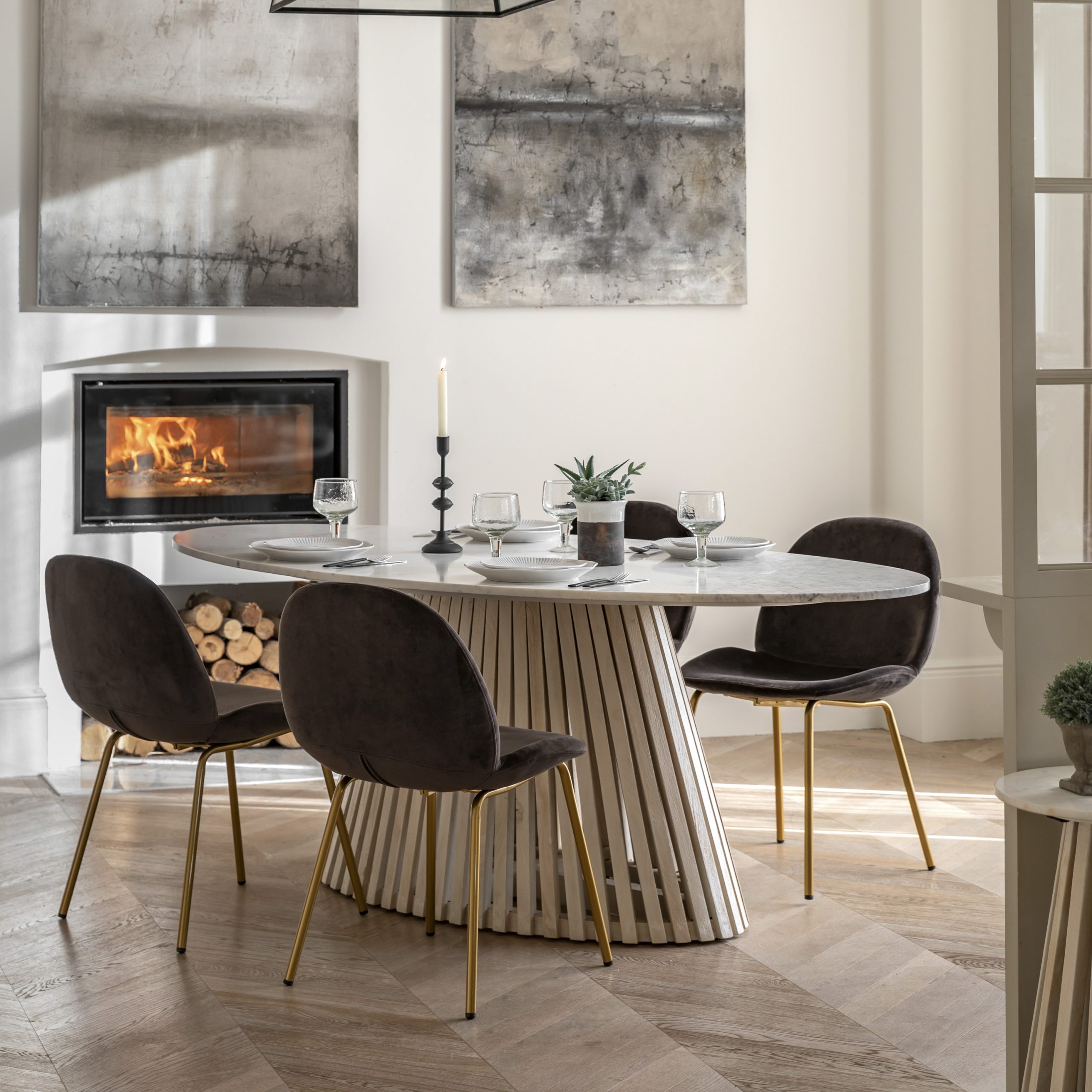 Gallery Direct Soho Oval Dining Table