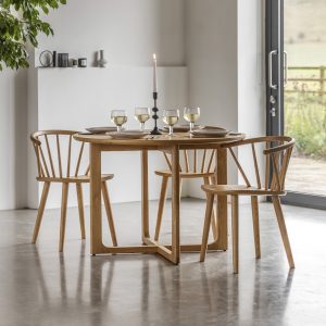 Gallery Direct Craft Round Dining Table Natural | Shackletons