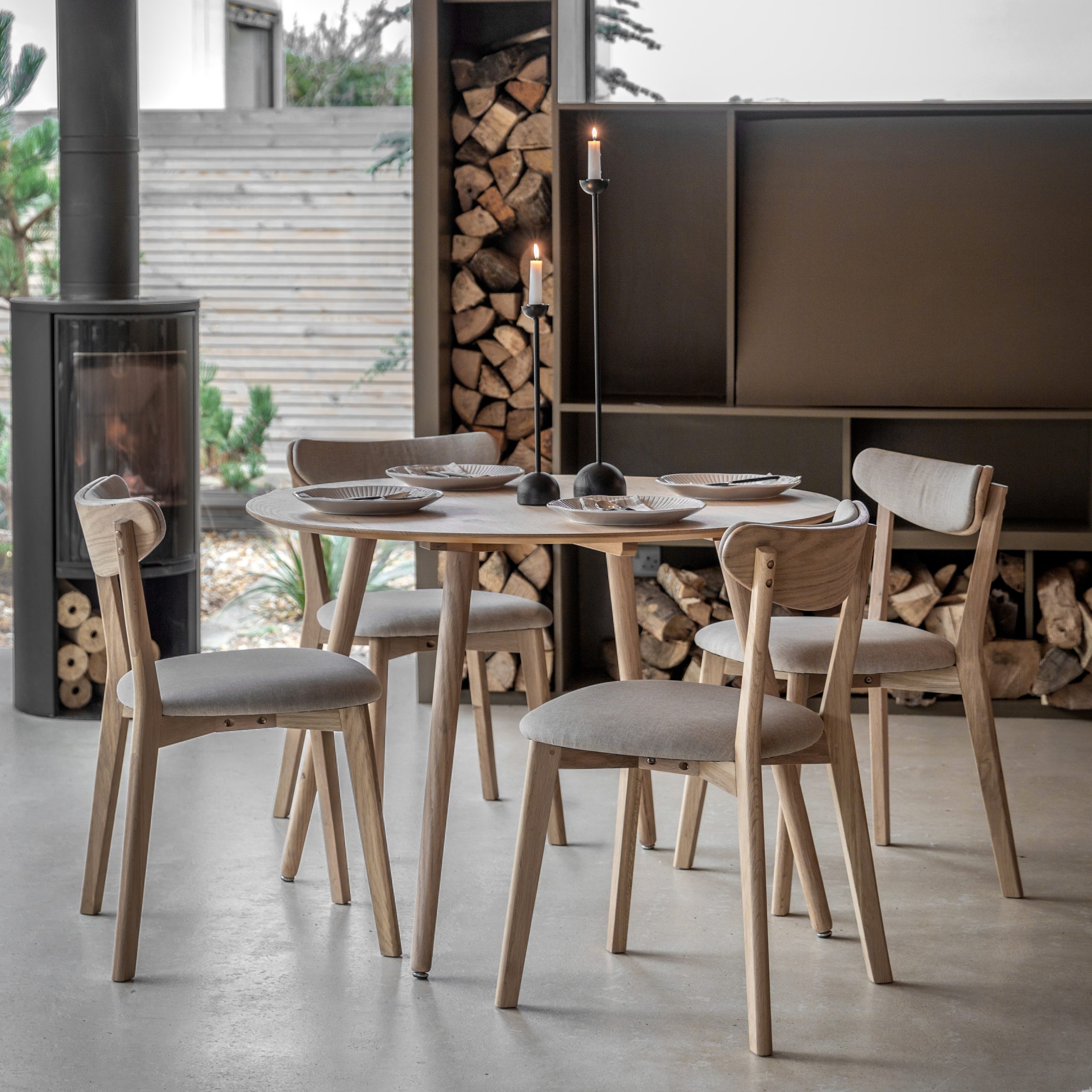 Gallery Direct Hatfield Round Dining Table Natural m