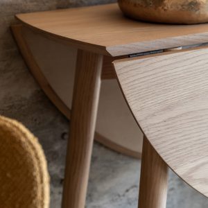 Gallery Direct Hatfield Folding Dining Table Natural | Shackletons