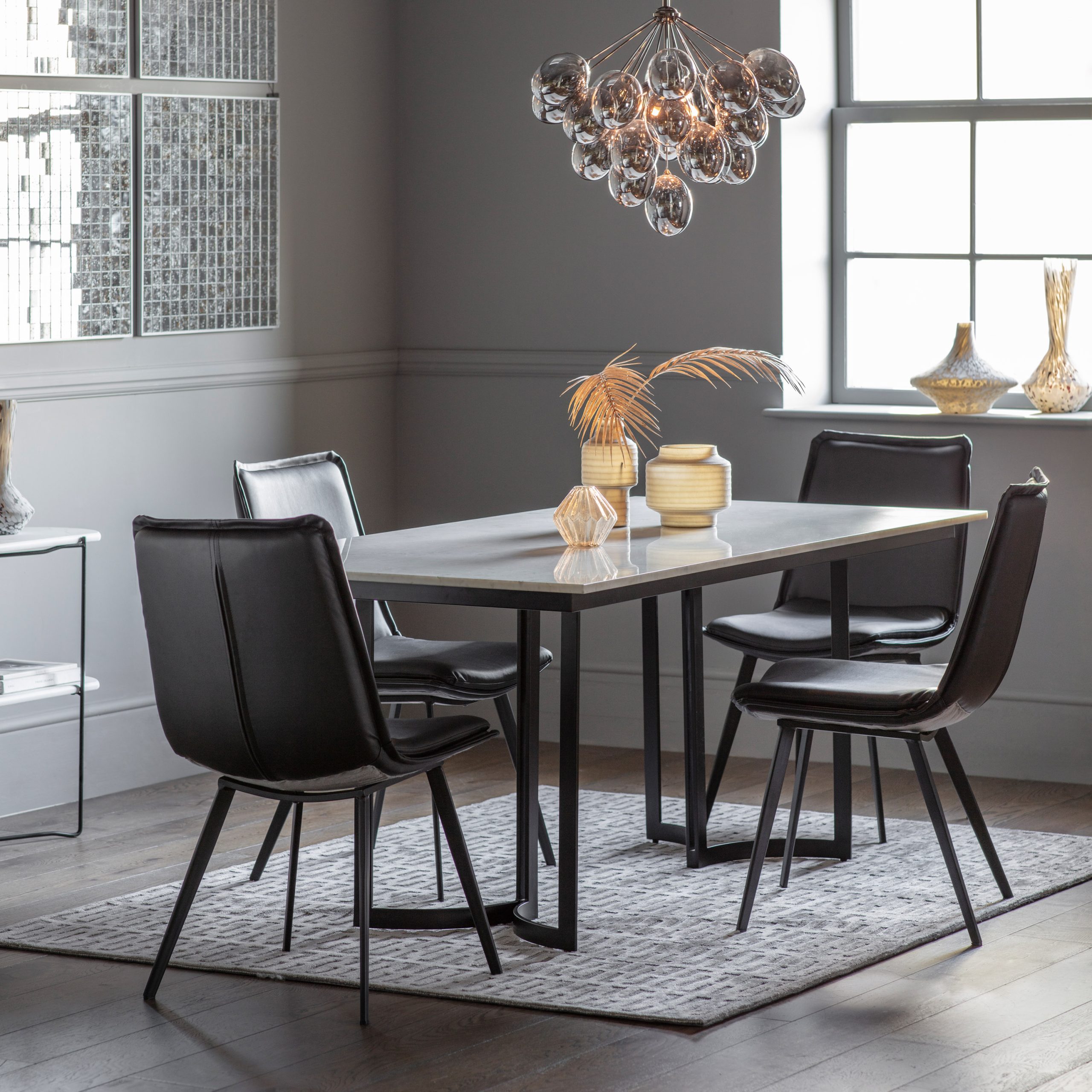 Gallery Direct Everton Dining Table Black