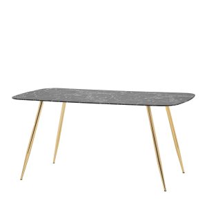 Gallery Direct Evans Dining Table Black Effect | Shackletons