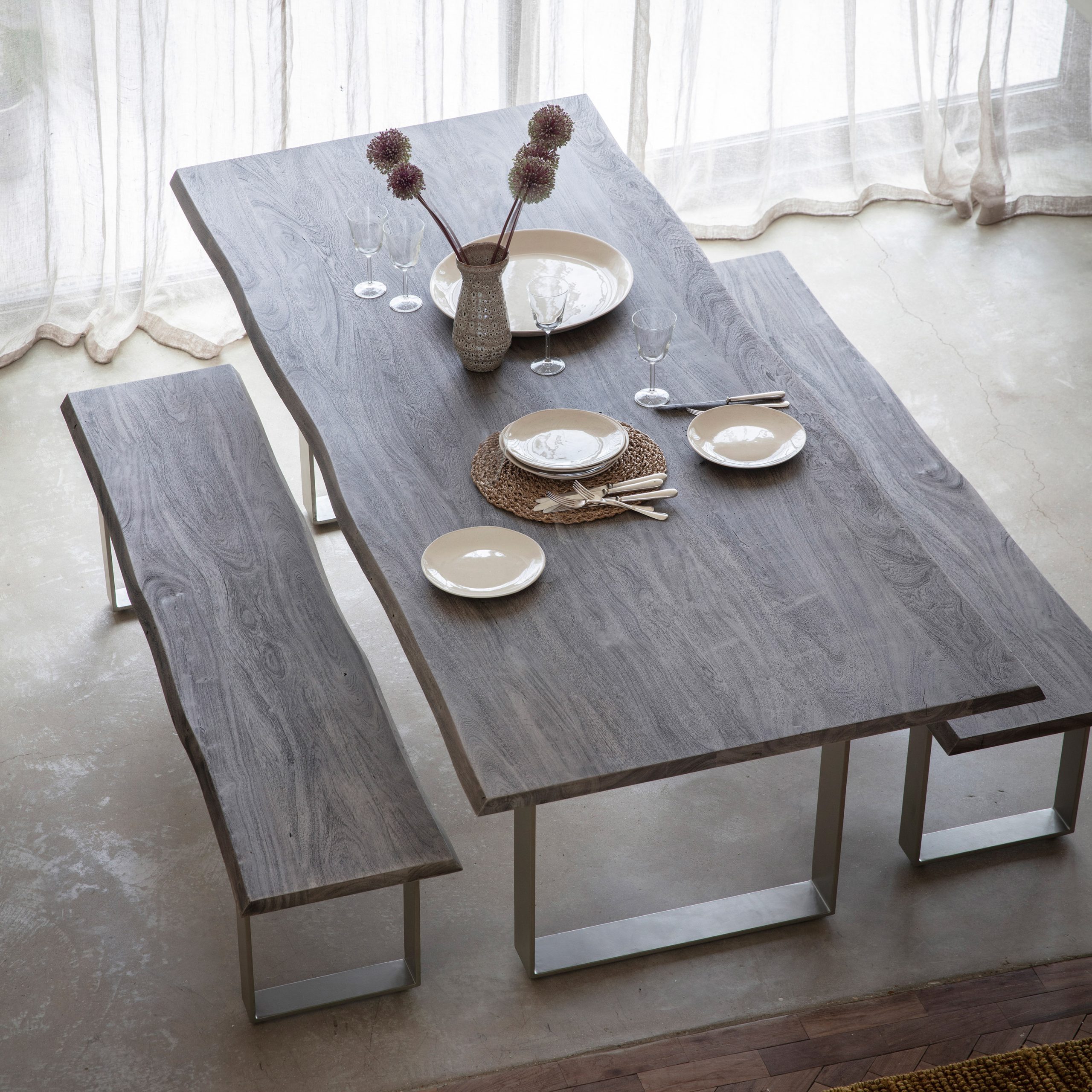 Gallery Direct Huntington Dining Table Grey