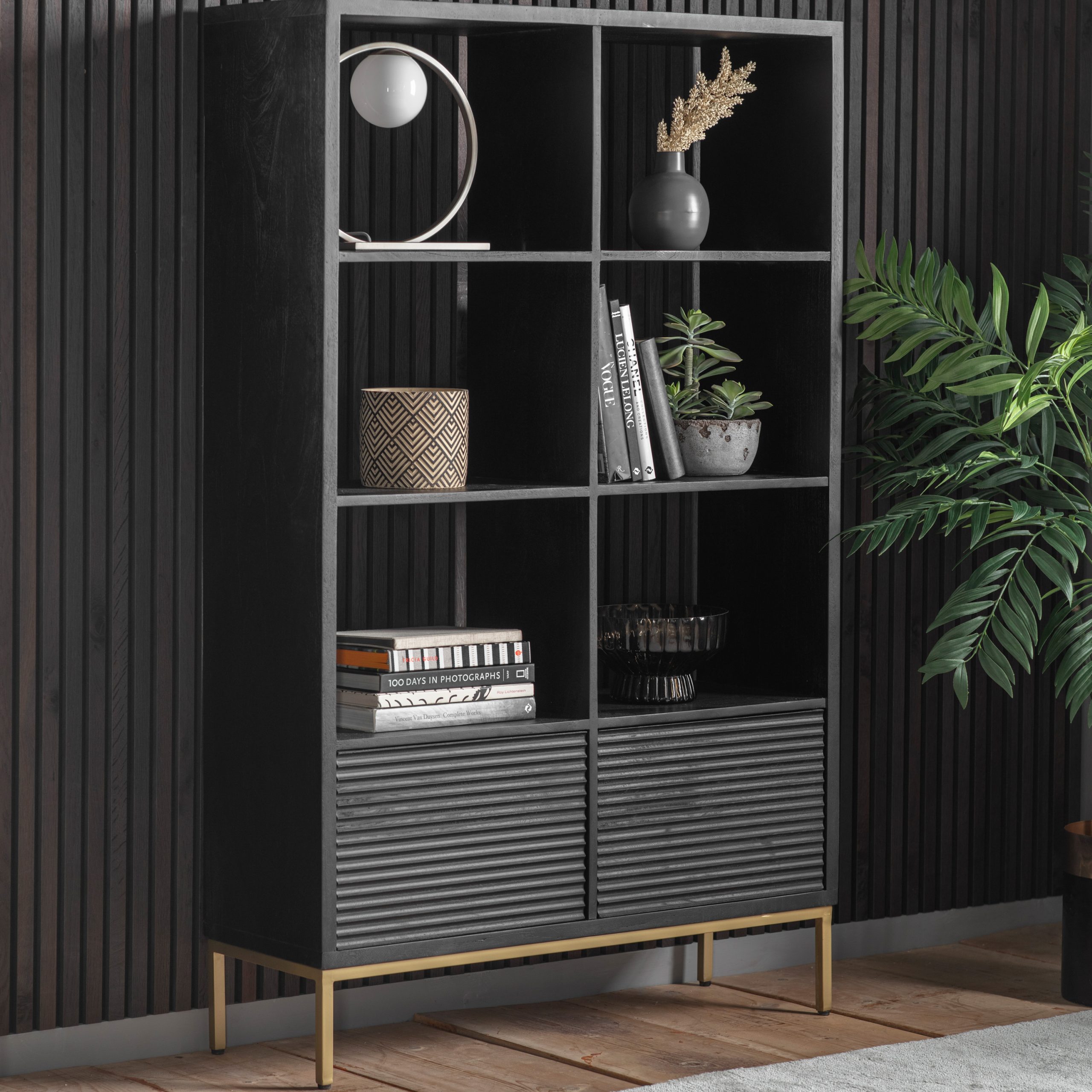 Gallery Direct Ripple 2 Door Open Display Unit