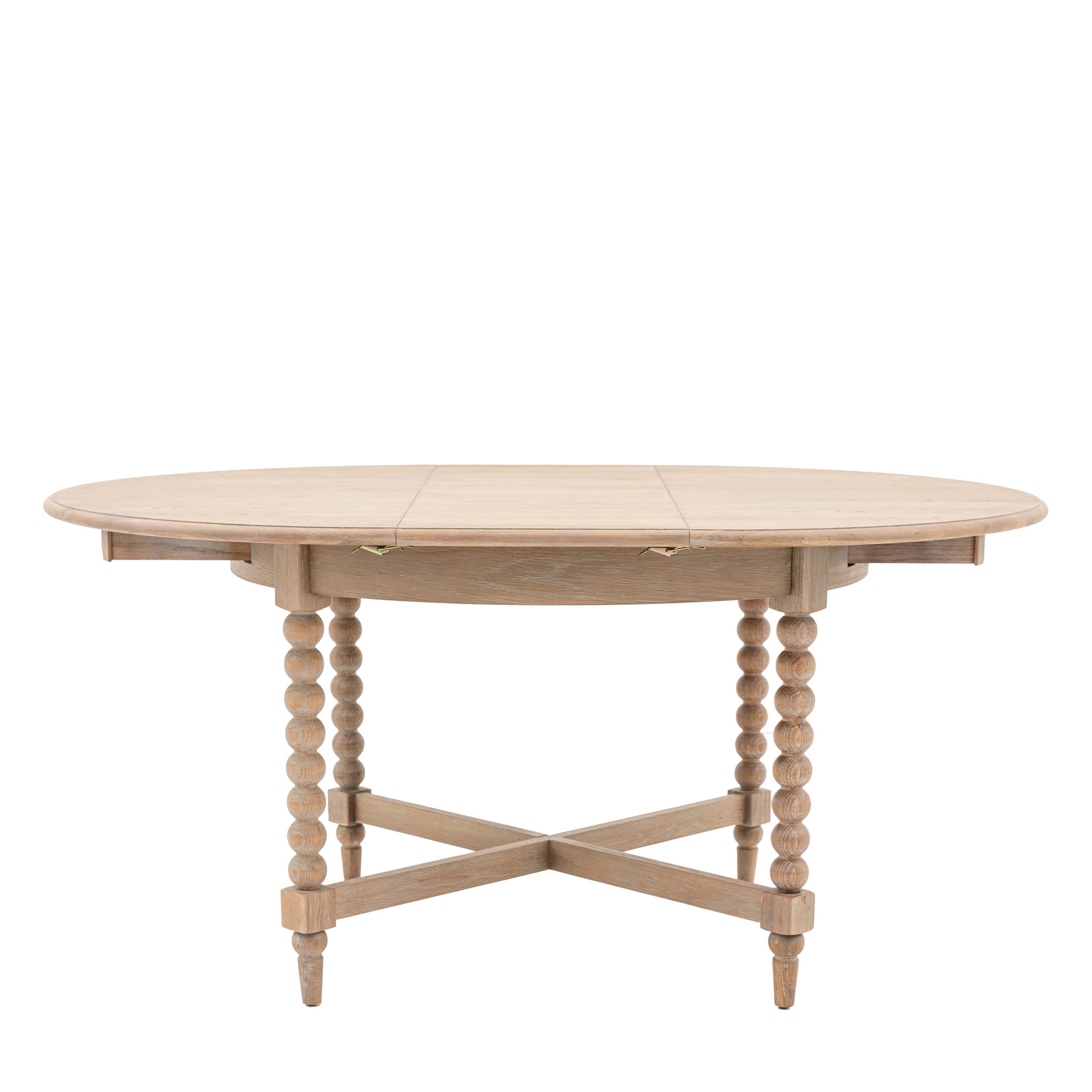 Gallery Direct Artisan Round Extending Dining Table | Shackletons