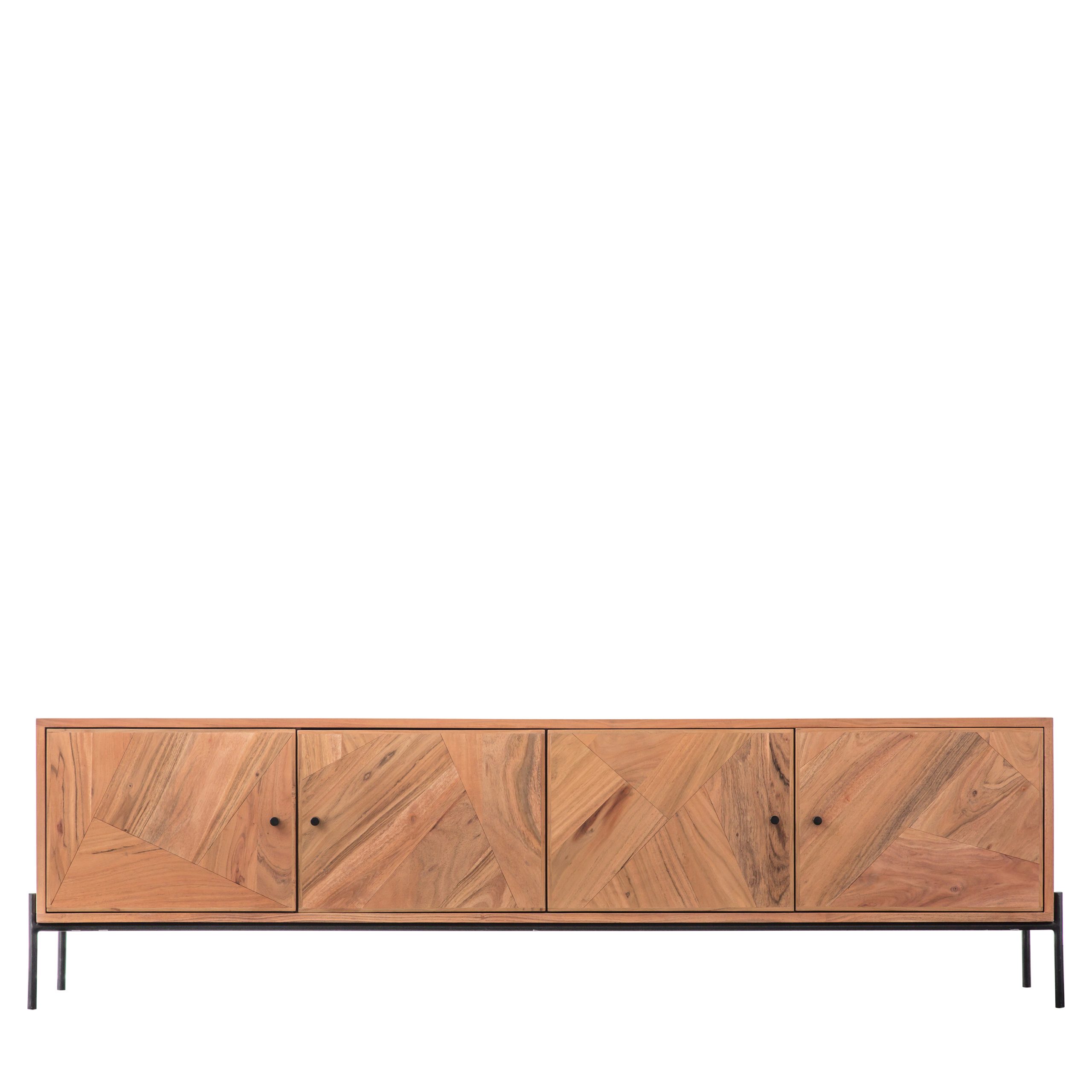 Gallery Direct Oklahoma 4 Door Media Unit