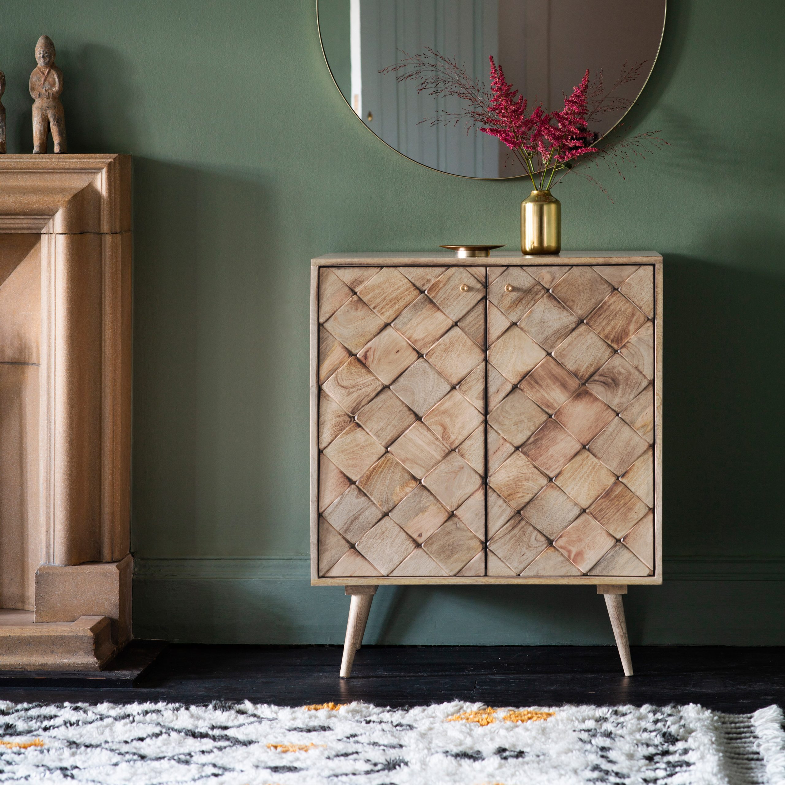 Gallery Direct Tuscany 2 Door Sideboard Burnt Wax